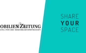 Beitrag der Immobilien Zeitung zum Geschäftsmodell von ShareYourSpace